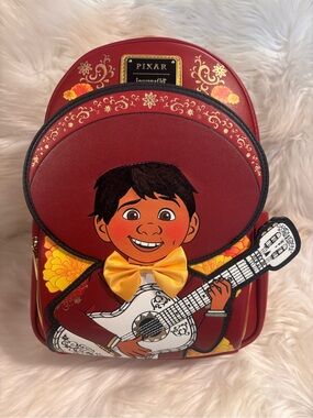 Disney Loungefly Mini Backpack - Pixar Coco- Miguel Cosplay EUC